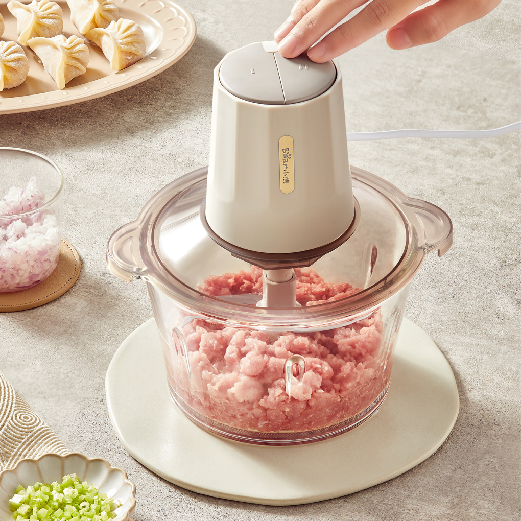 Máy Xay Thịt Bear QSJ-E03B2 2.0 Lít 8