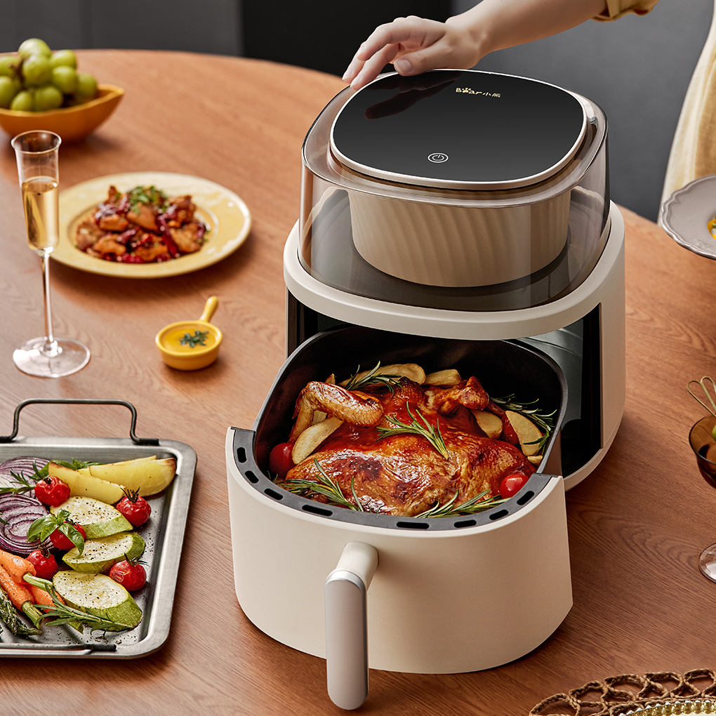 Nồi Chiên Không Dầu Bear QZG-F15G1 6.0 Lít 11