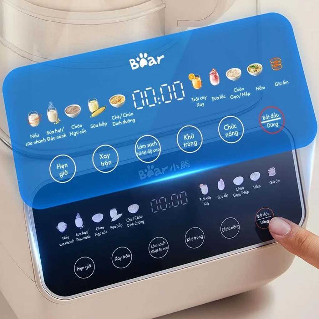 Máy Làm Sữa Hạt Bear PBJ-D08T1 1.5 Lít 14