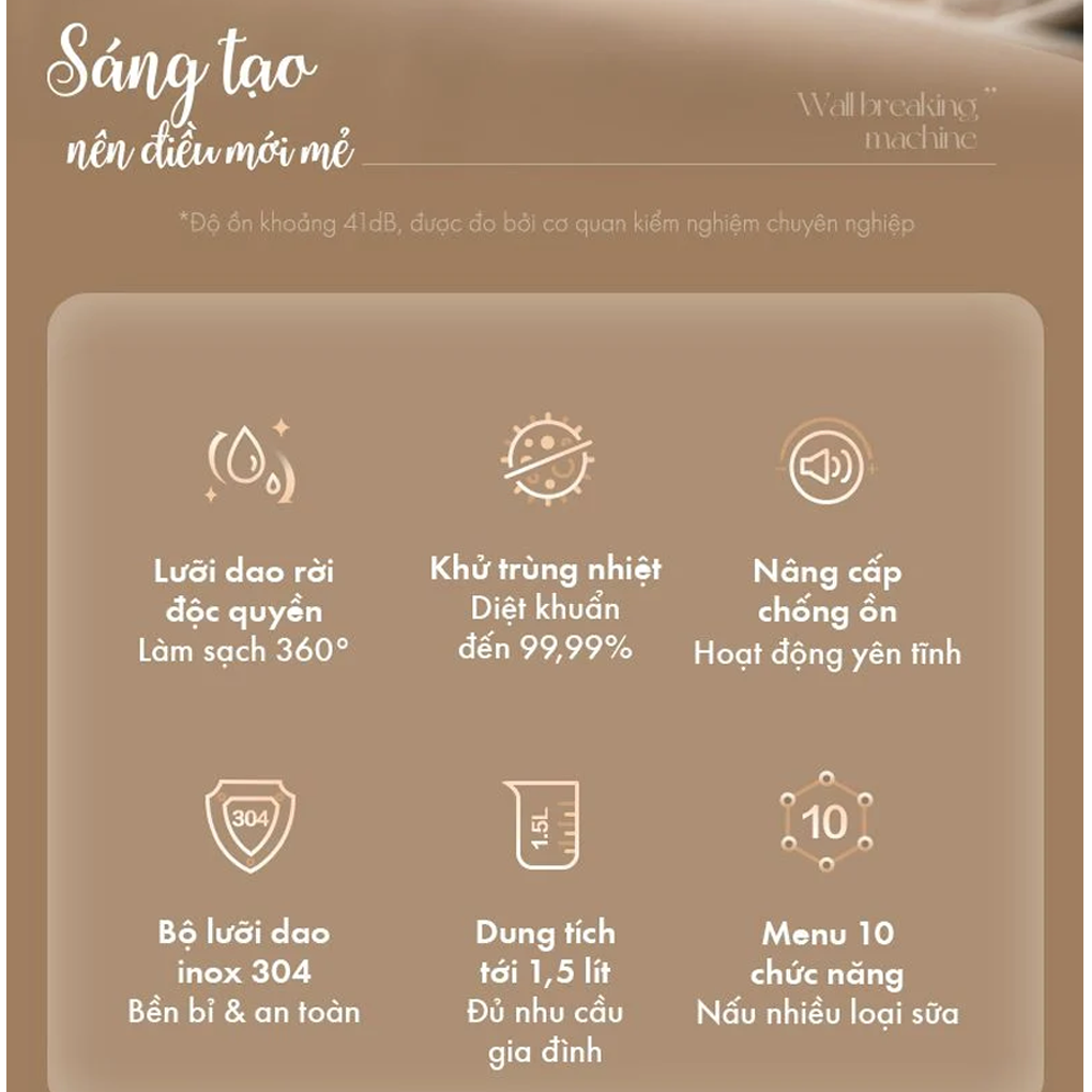 Máy Làm Sữa Hạt Bear PBJ-D08T1 1.5 Lít 3