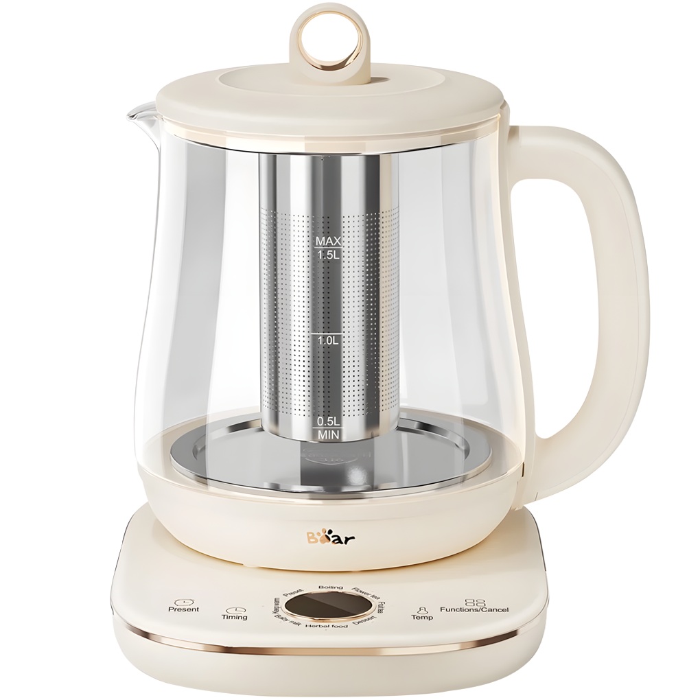 Bình Nấu Trà Đa Năng Bear YSH-E15M1 1.5 Lít 0