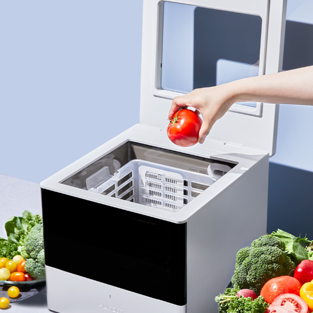 Máy Rửa Rau Quả - Giảm Thuốc Trừ Sâu Hurom UC-B01FWH Diệt Khuẩn, Virus 99,9% 0