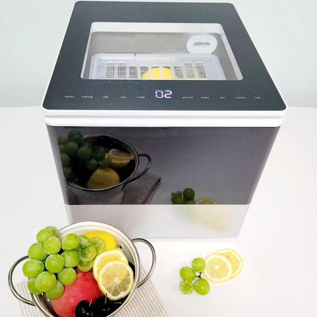 Máy Rửa Rau Quả - Giảm Thuốc Trừ Sâu Hurom UC-B01FWH Diệt Khuẩn, Virus 99,9% 10