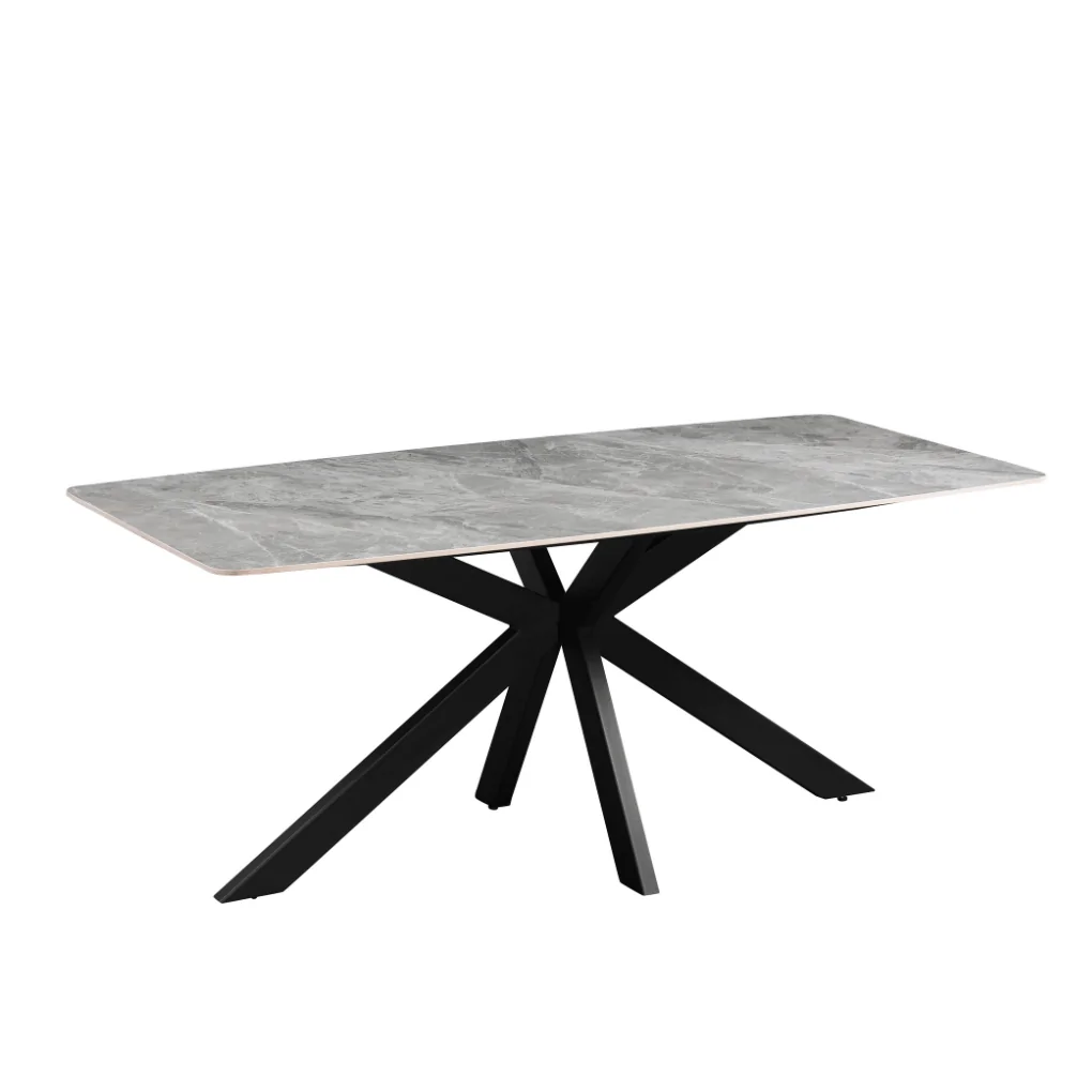 Bàn ăn TB1129 1.8M Trắng/đen