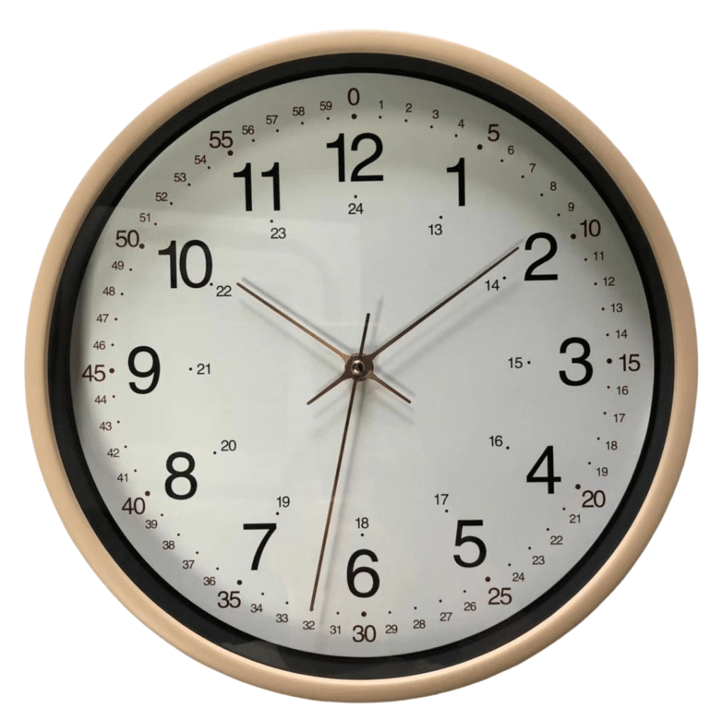 Đồng hồ treo tường eco-cl-12 30cm Kem