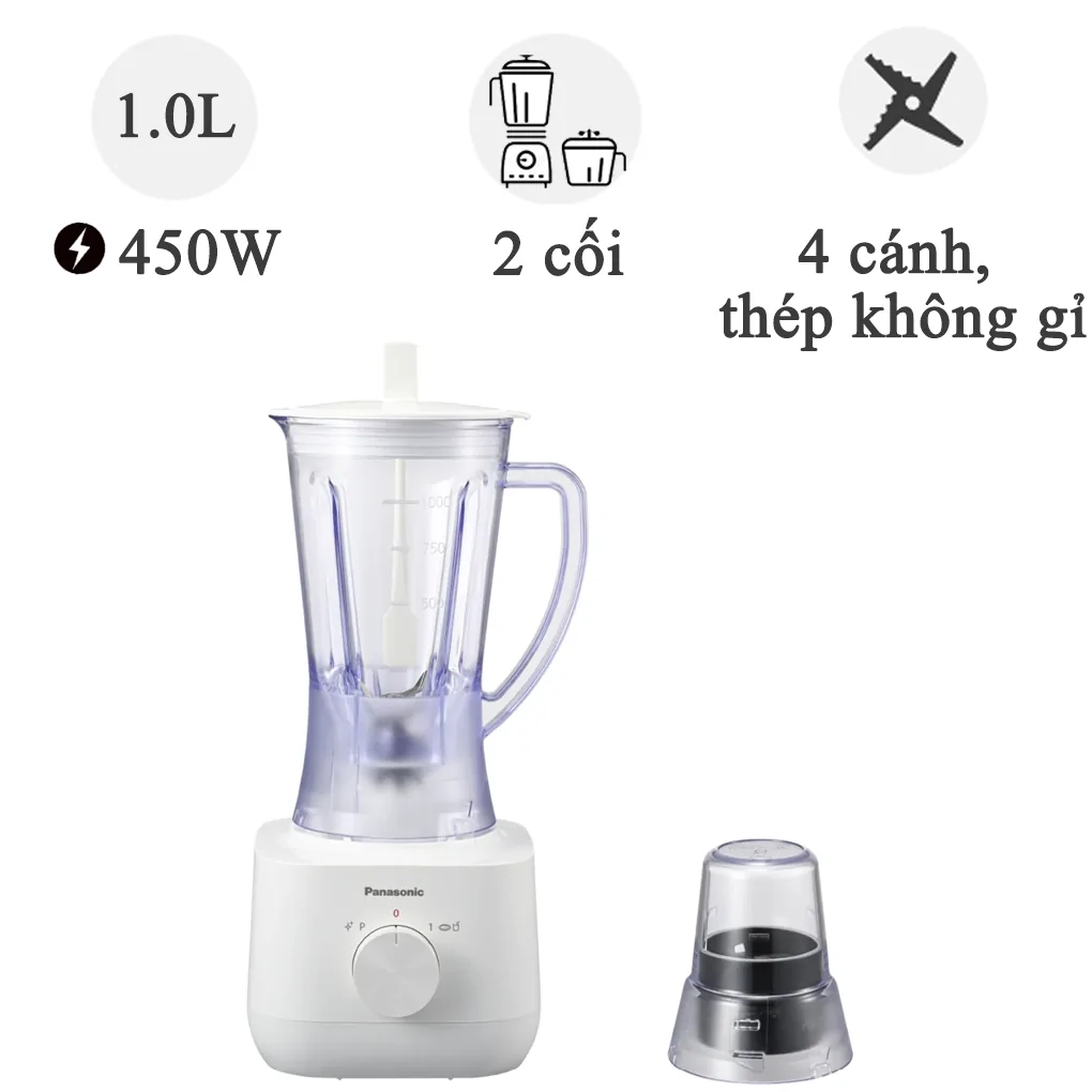 Máy Xay Sinh Tố MX-EP3111WRA 1.0 Lít