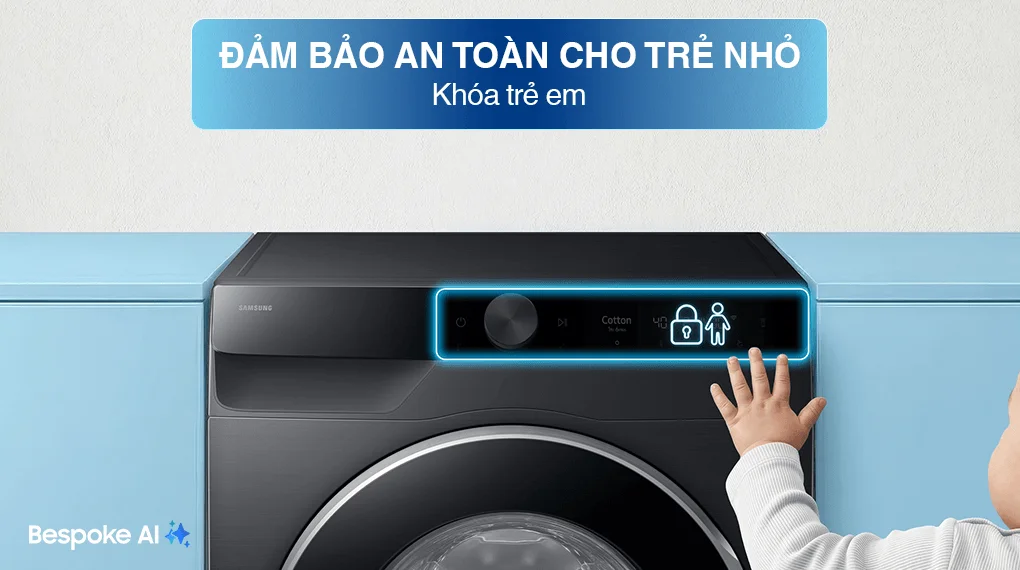 Máy Giặt Samsung AI EcoBubble Inverter 12 kg WW12CGP44DSBSV