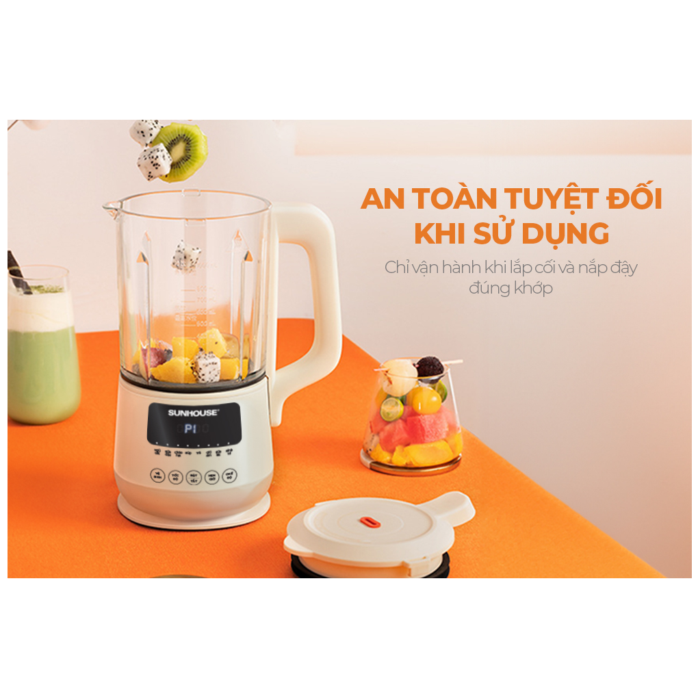 Máy Làm Sữa Hạt Đa Năng Sunhouse SHD5261 1.0 Lít 7