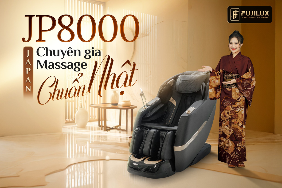 Ghế Massage Fuji Luxury JP-8000 - Nhật Bản 2