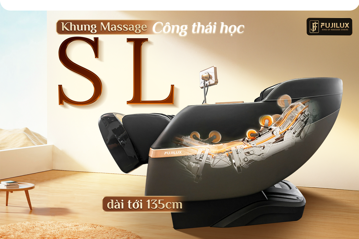 Ghế Massage Fuji Luxury JP-8000 - Nhật Bản 3