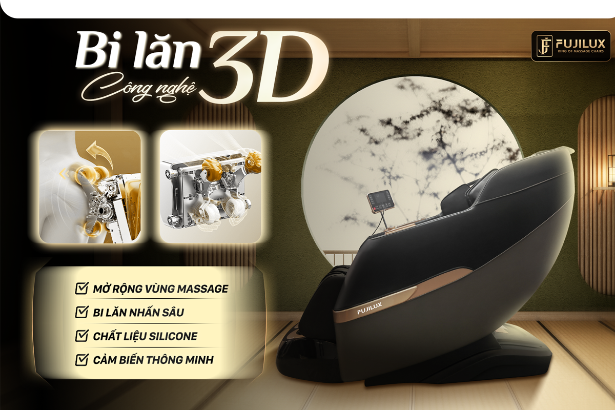 Ghế Massage Fuji Luxury JP-8000 - Nhật Bản 4