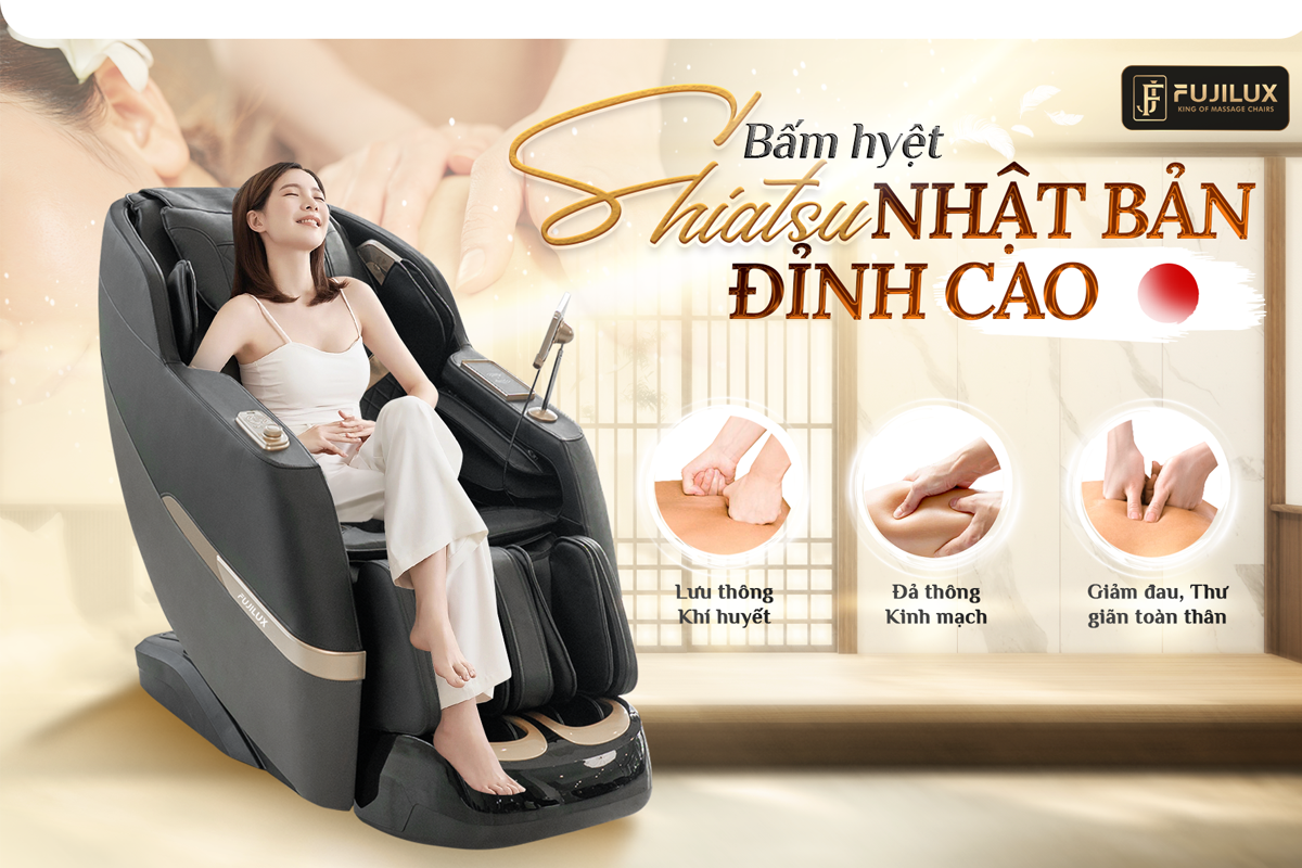 Ghế Massage Fuji Luxury JP-8000 - Nhật Bản 5