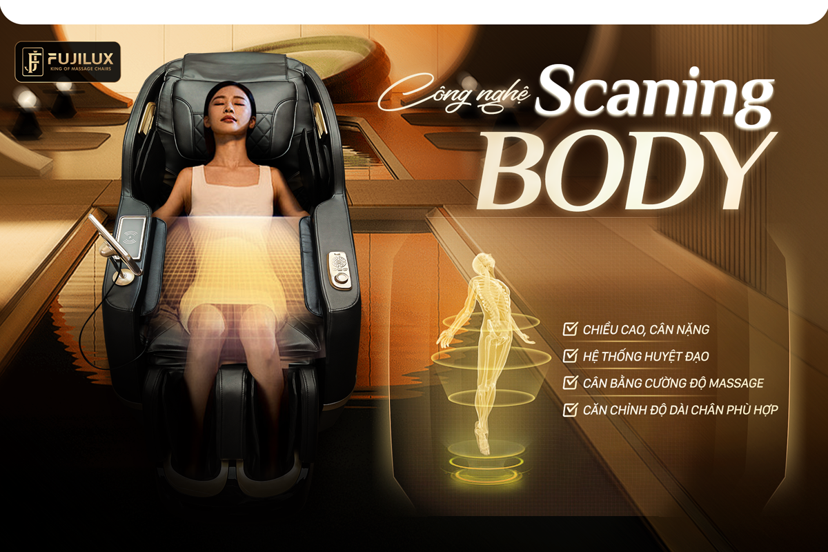 Ghế Massage Fuji Luxury JP-8000 - Nhật Bản 8