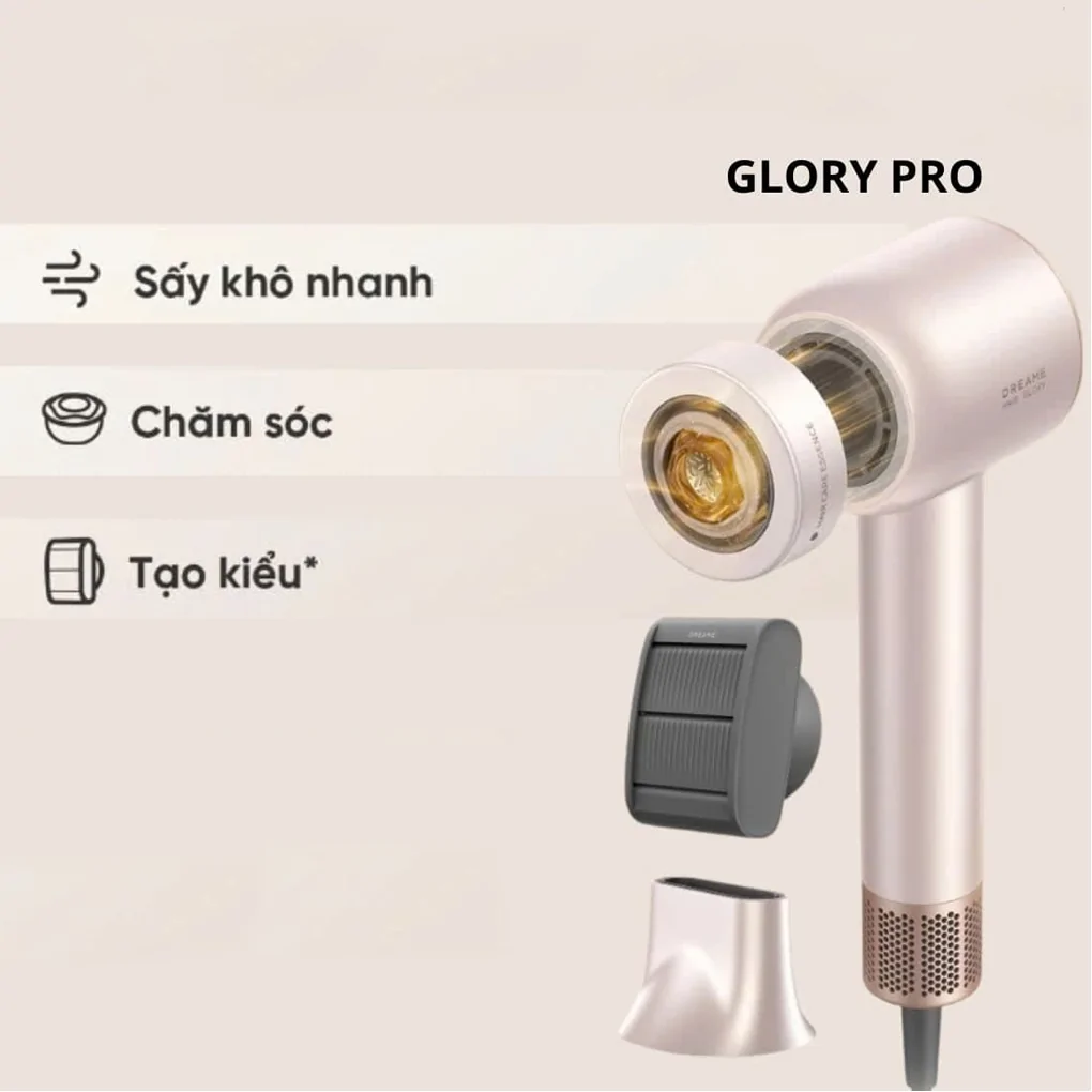 Máy Sấy Tóc Dreame AHD6A Hair Glory Pro Màu Hồng 6