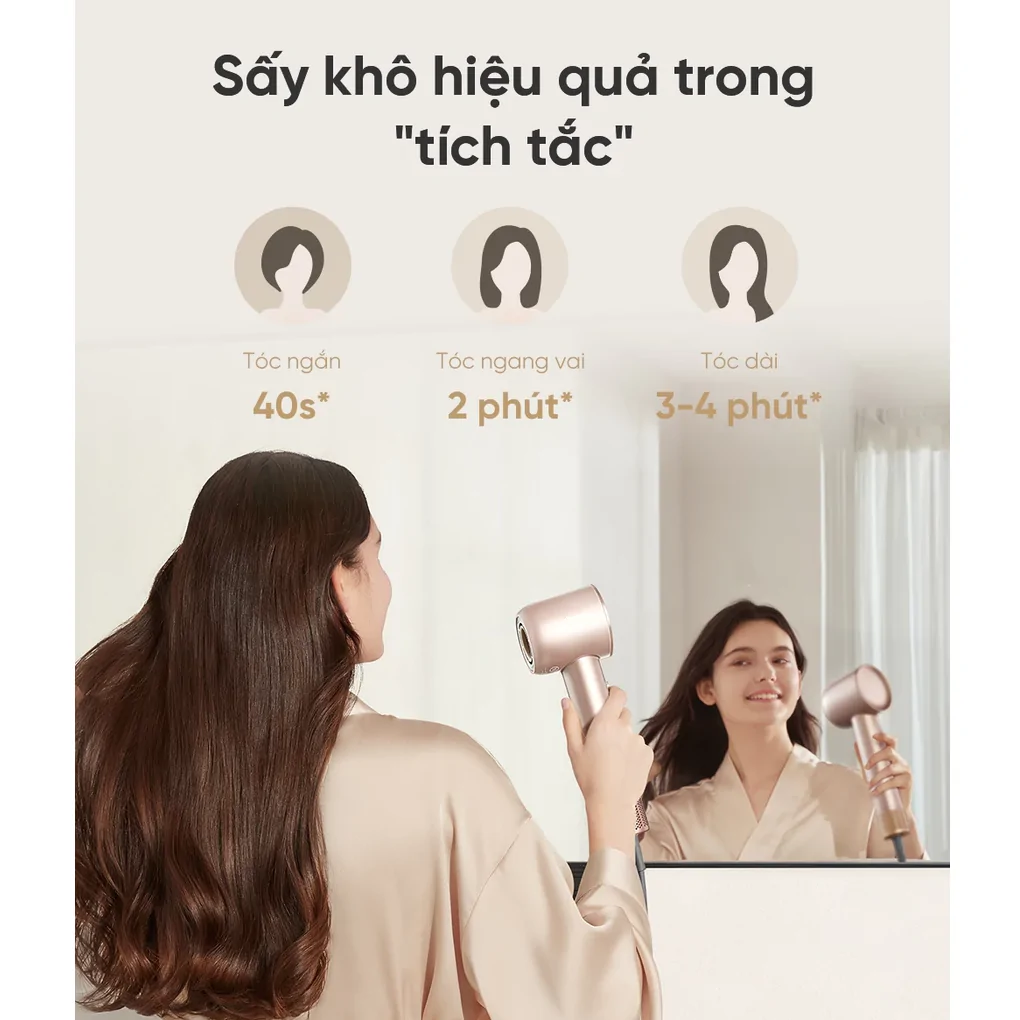 Máy Sấy Tóc Dreame AHD6A Hair Glory Pro Màu Hồng 7