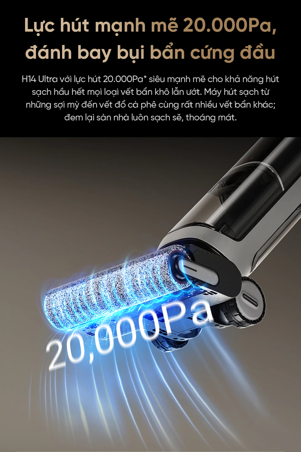 Máy Lau Sàn Hút Bụi Thông Minh Dreame H14 Ultra 5