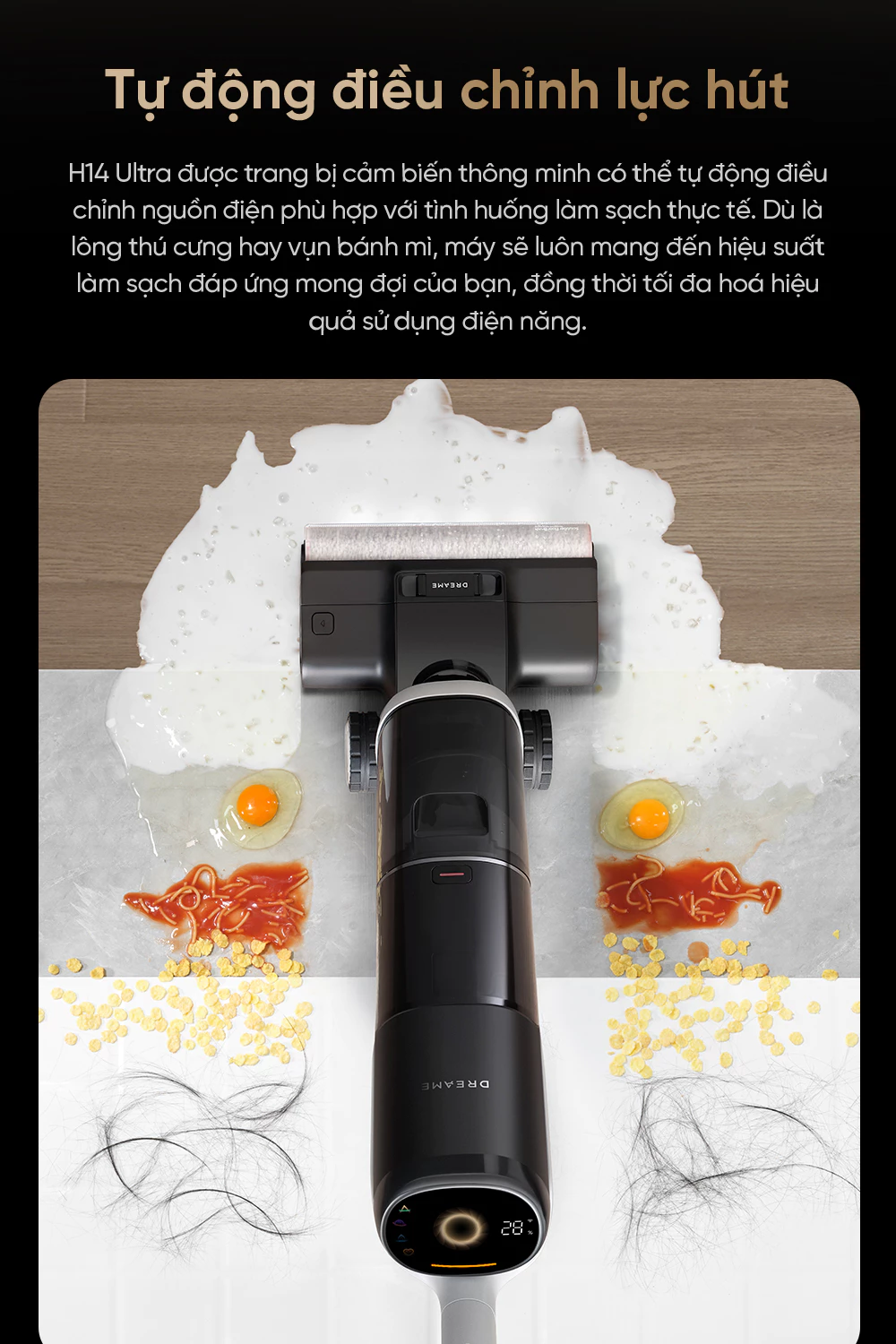 Máy Lau Sàn Hút Bụi Thông Minh Dreame H14 Ultra 9