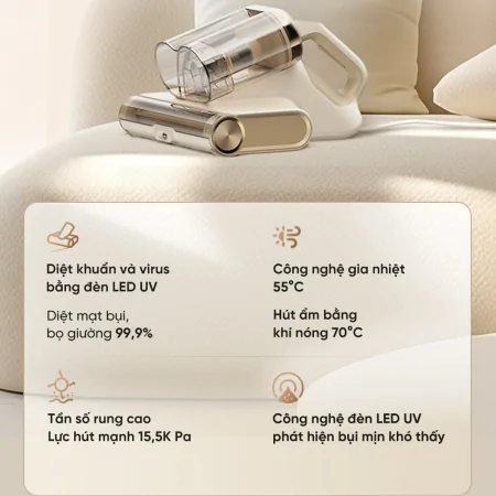 Máy Hút Bụi Giường Nệm Dreame D20 Pro 9