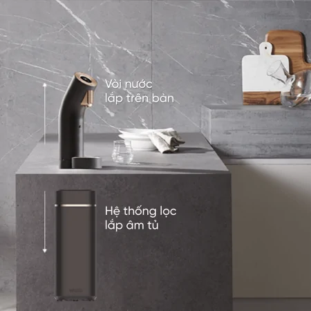 Máy Lọc Nước Nóng Lạnh Wells The One Dark Brown - Xuất Xứ Hàn Quốc 5