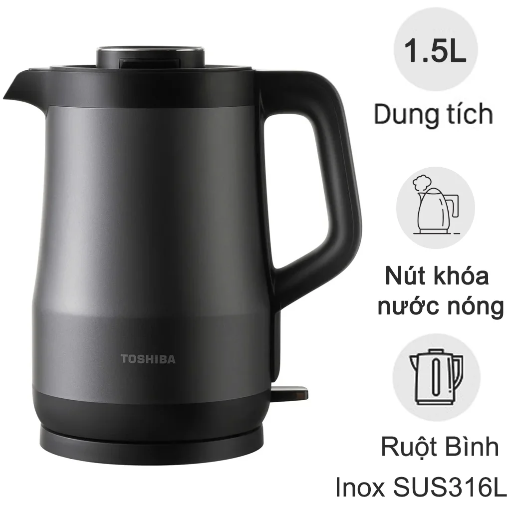 Bình Đun Siêu Tốc Chống Tràn KT-15DRTVN(H) 1.5 Lít