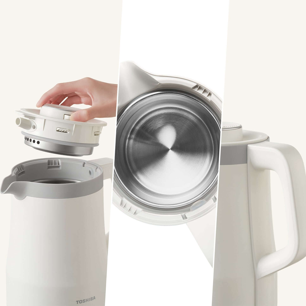 Bình Đun Siêu Tốc Chống Tràn Toshiba KT-15DRTVN(H) 1.5 Lít 14