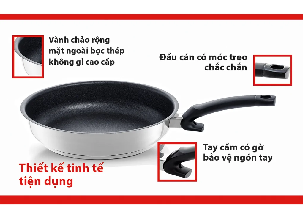 Chảo Fissler Adamant Premium 26cm - Xuất Xứ Đức 5