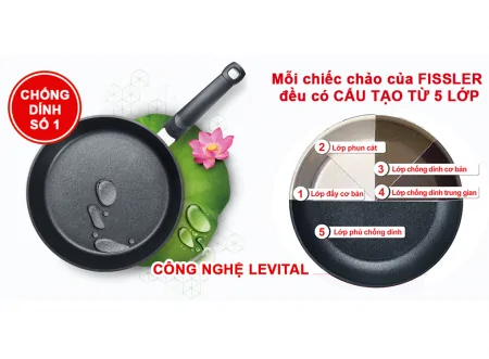Chảo Chống Dính Fissler Levital Classic 20cm - Xuất Xứ Đức 3