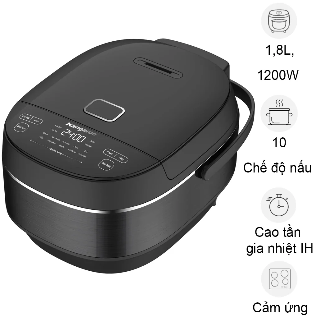 Nồi Cơm Điện Cao Tần Kangaroo KG18RIH1 1.8 Lít