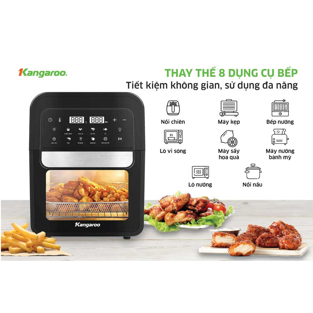 Lò Chiên Không Dầu 6 Lít Kangaroo KG6AF2A 5