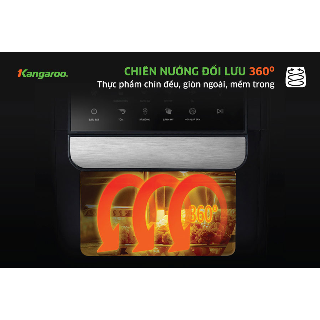 Lò Chiên Không Dầu 6 Lít Kangaroo KG6AF2A 7