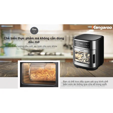 Lò Chiên Không Dầu 12 Lít Kangaroo KG12AF1A 11