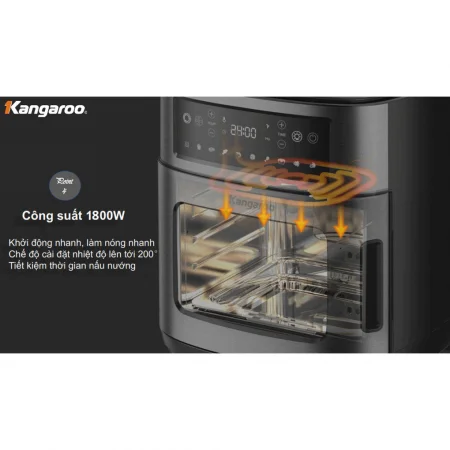 Lò Chiên Không Dầu 12 Lít Kangaroo KG12AF1A 14