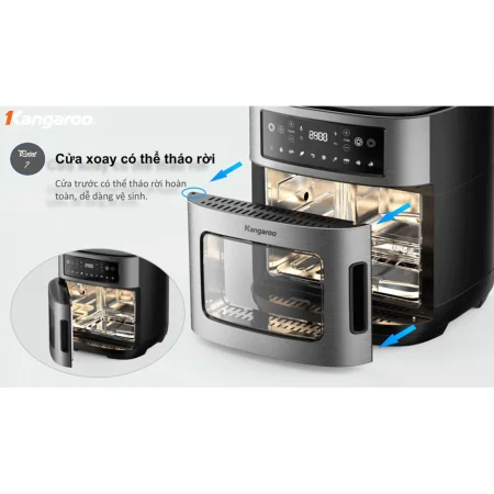 Lò Chiên Không Dầu 12 Lít Kangaroo KG12AF1A 17