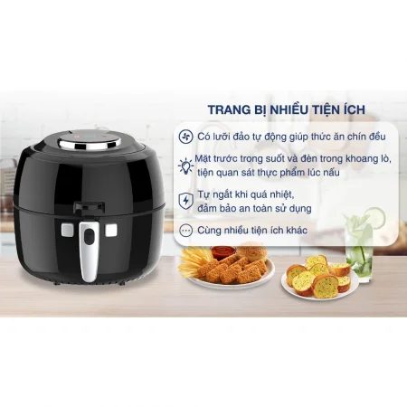 Nồi Chiên Không Dầu 6.5 Lít Kangaroo KG65AF 9