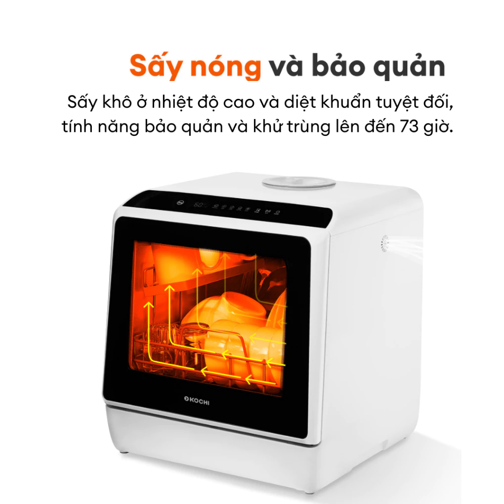 Máy Rửa Chén Kochi DW-C400VN 7