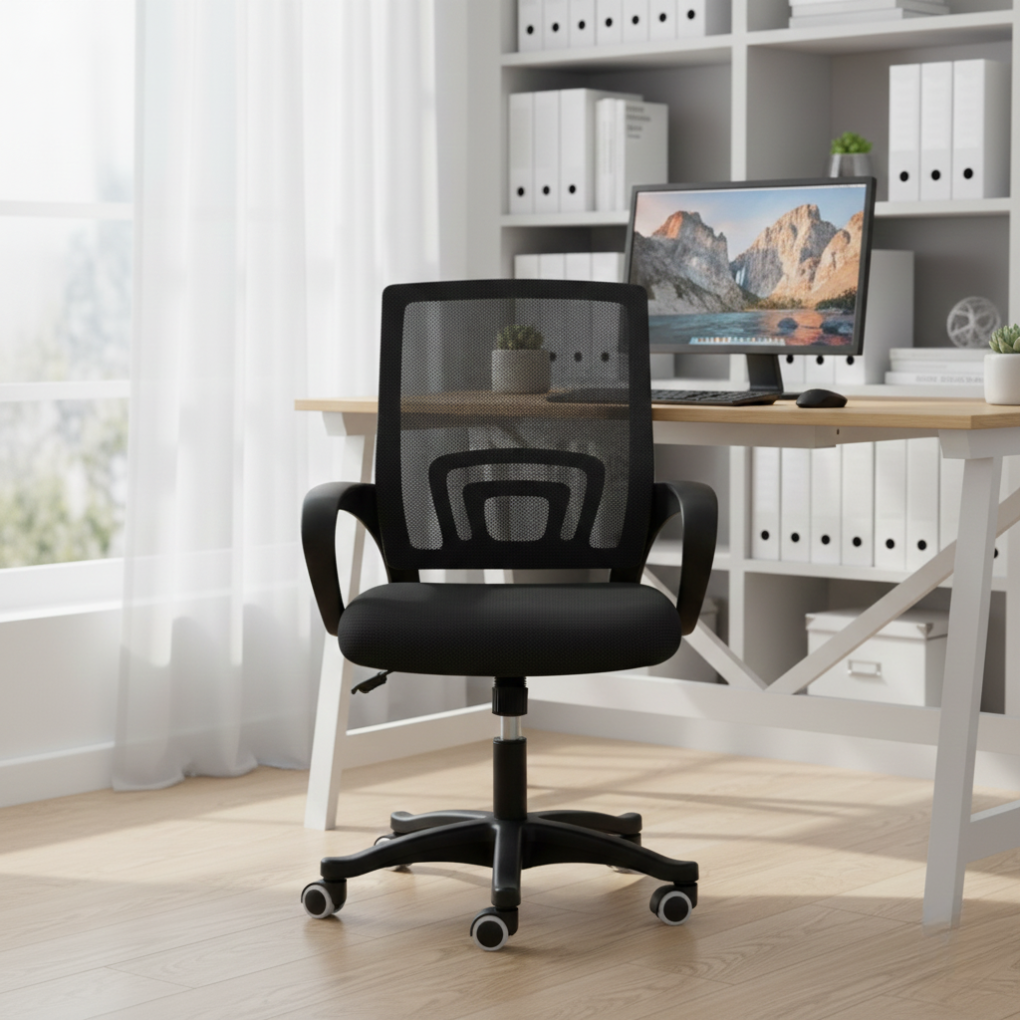 Ghế văn ph&ograve;ng ECO103 đen