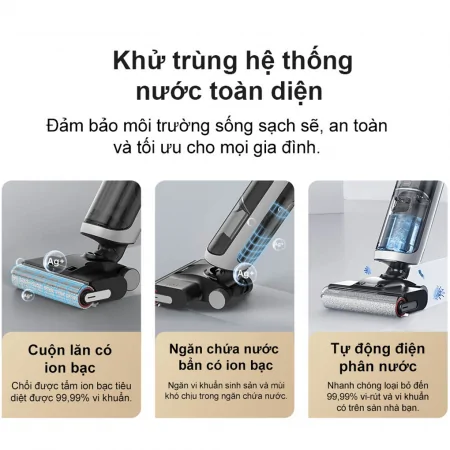 Máy Hút Bụi Lau Nhà Dreame H14 16