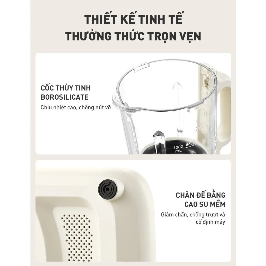 Máy Làm Sữa Hạt Chống Ồn Joyoung JHSB-602 16