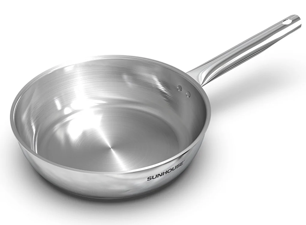 Chảo Inox Đa Lớp Sunhouse IN18M6 0