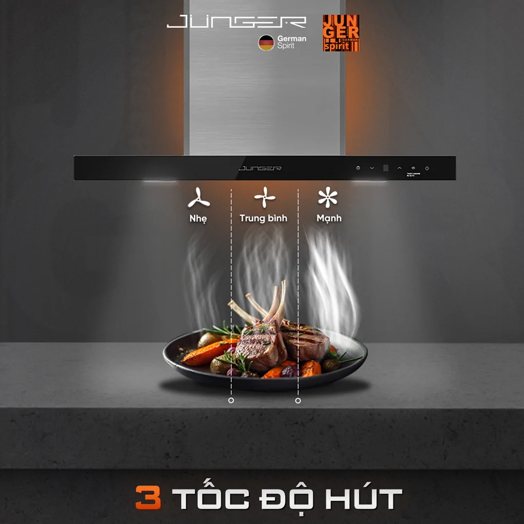 Máy Hút Mùi Junger HRJ-700 - Xuất Xứ Thái lan 4