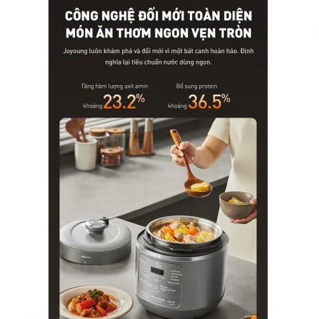 Nồi Cơm Áp Suất Điện Tử Joyoung JHPC-5039 5 Lít 11
