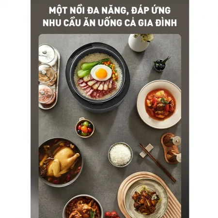 Nồi Cơm Áp Suất Điện Tử Joyoung JHPC-5039 5 Lít 14