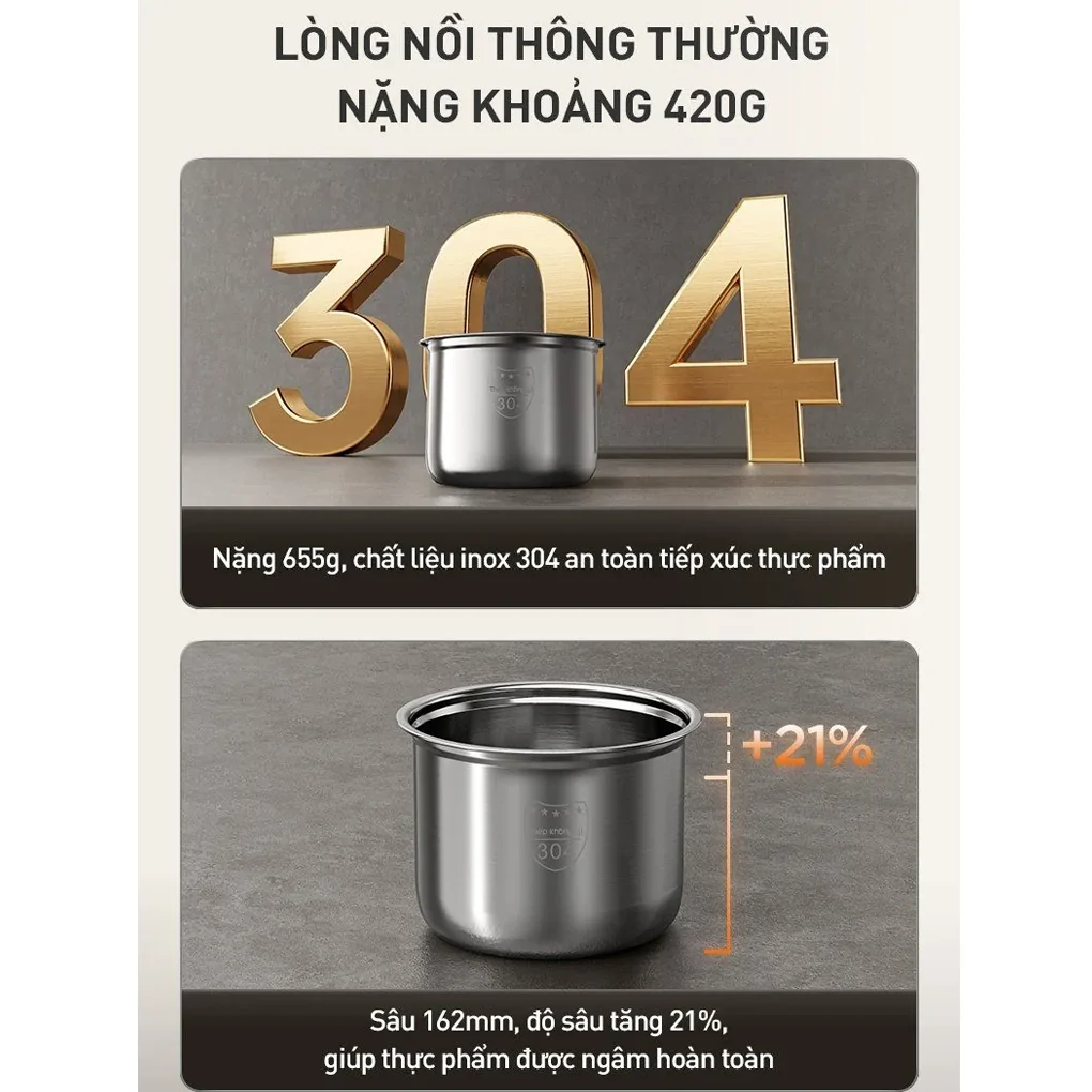 Nồi Cơm Áp Suất Điện Tử Joyoung JHPC-5039 5 Lít 9