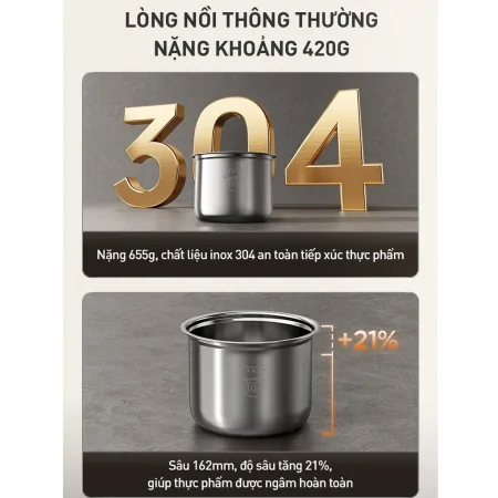 Nồi Cơm Áp Suất Điện Tử Joyoung JHPC-5039 5 Lít 9