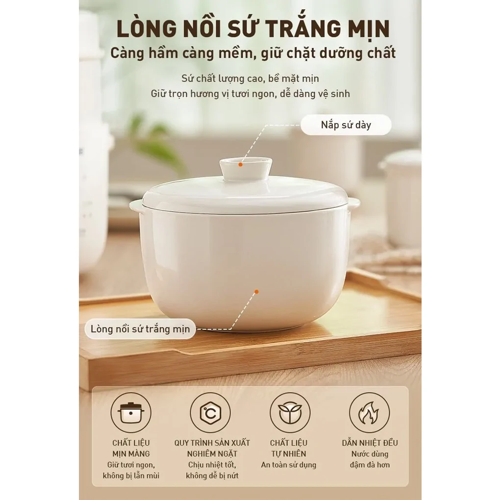 Nồi Nấu Chậm Joyoung JSC-187 1.8 Lít 14