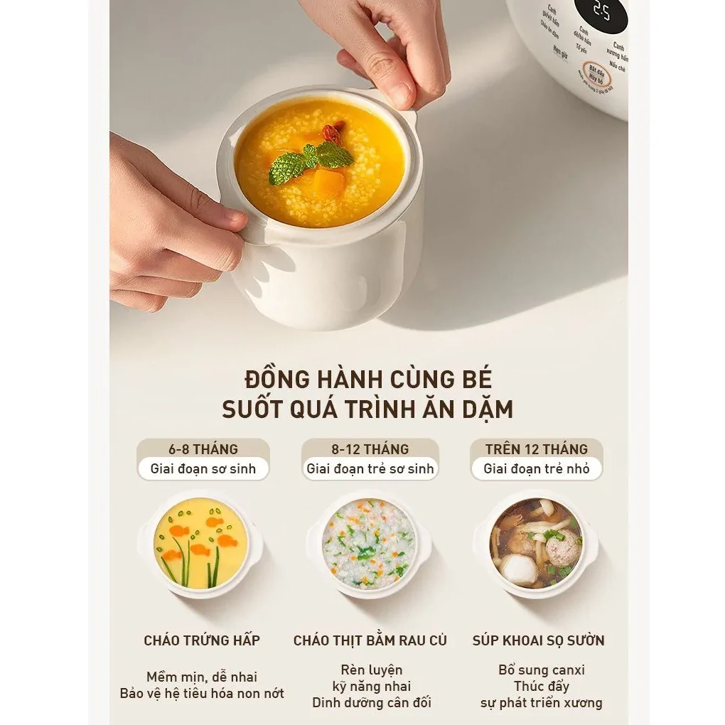 Nồi Nấu Chậm Joyoung JSC-187 1.8 Lít 16