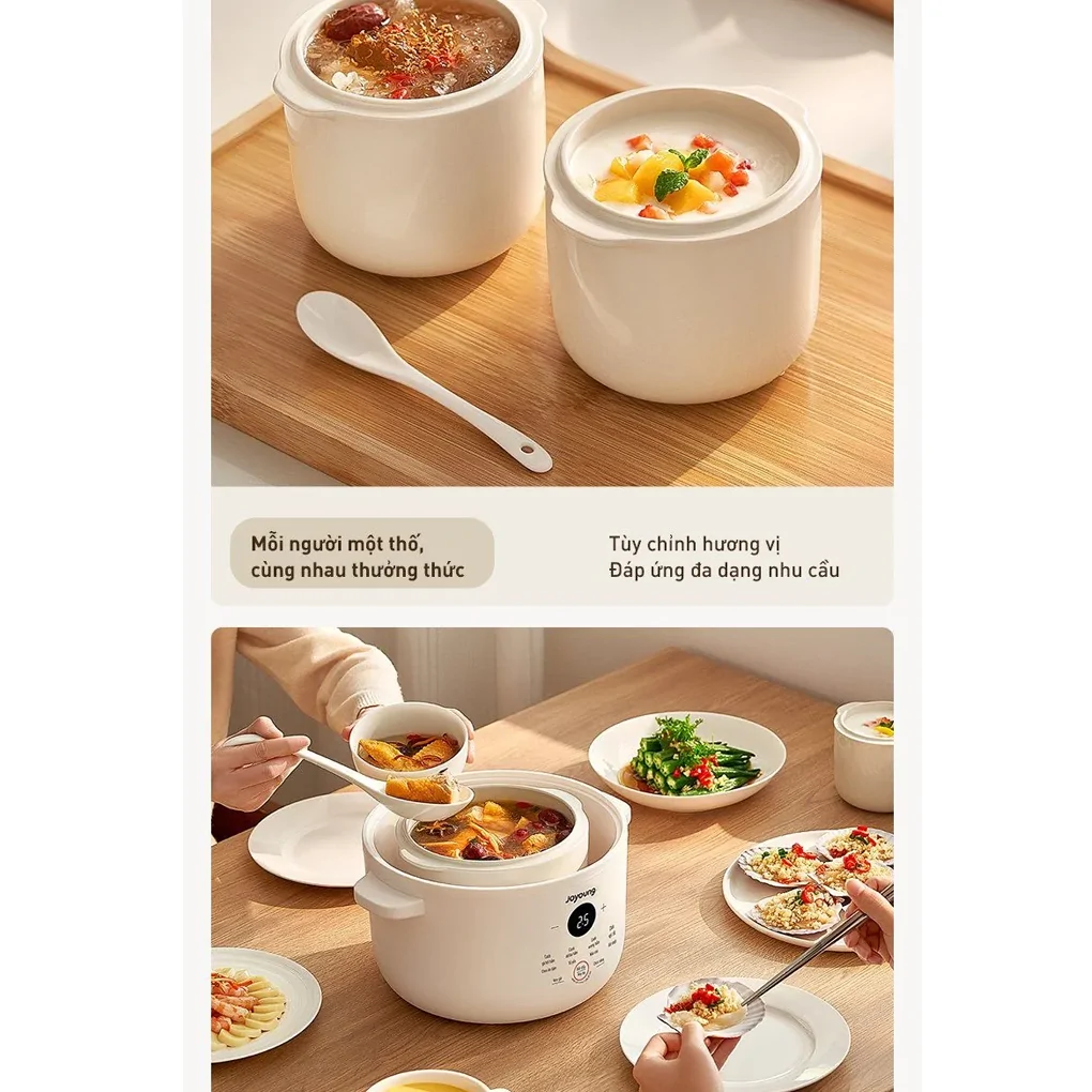 Nồi Nấu Chậm Joyoung JSC-187 1.8 Lít 17