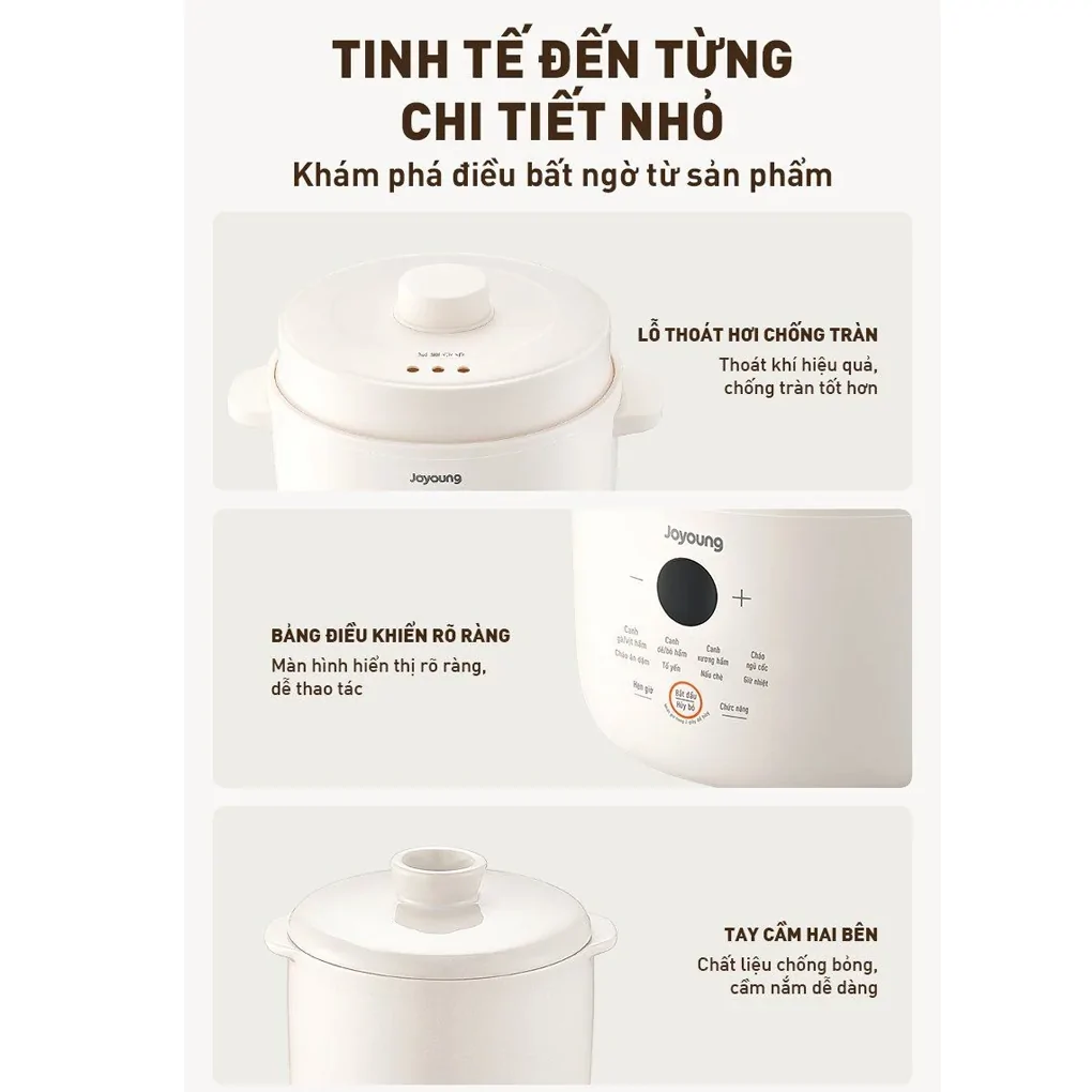 Nồi Nấu Chậm Joyoung JSC-187 1.8 Lít 19