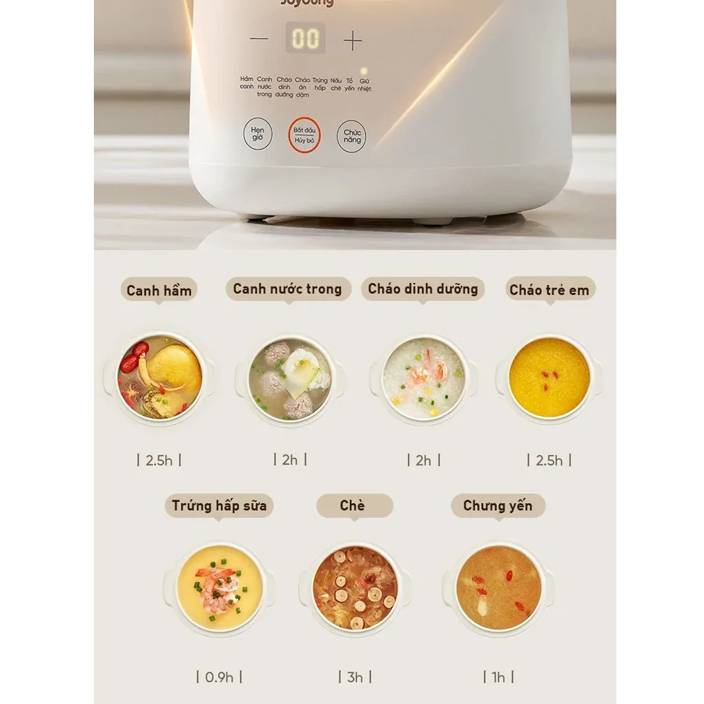 Nồi Nấu Chậm Joyoung JSC-107 1.0 Lít 11