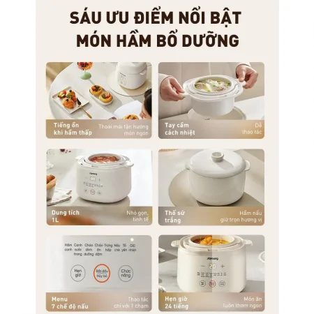 Nồi Nấu Chậm Joyoung JSC-107 1.0 Lít 6